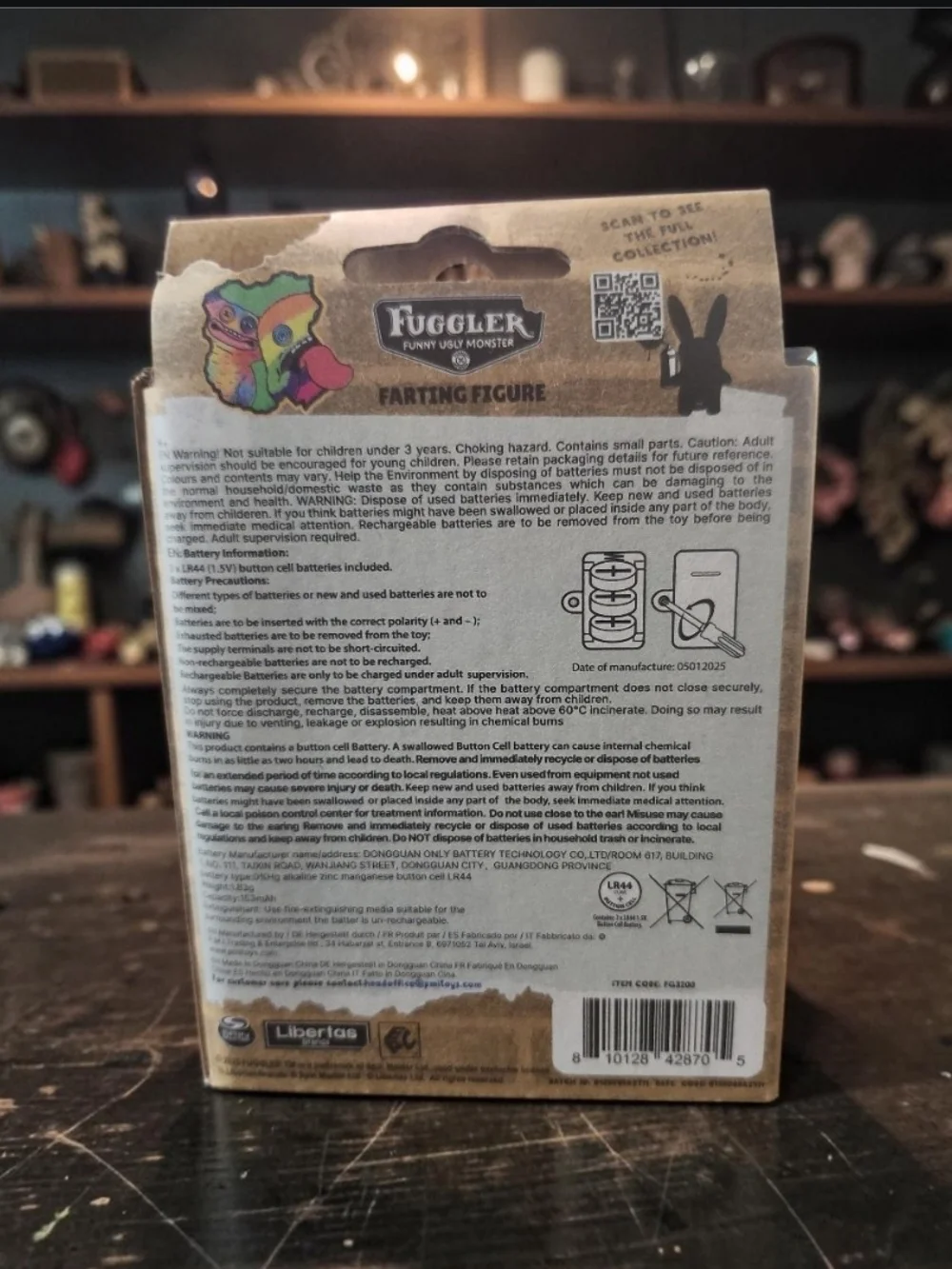 Zuru Fuggler Series 2 - Oogah Boogah Interactive Farting Figure NIB